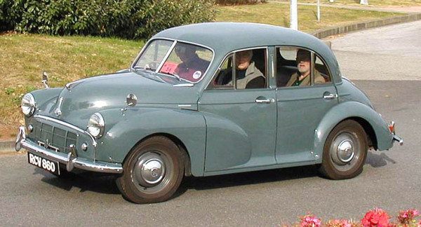 The Morris Minor, the best car for 7b9 chords enthusiasts